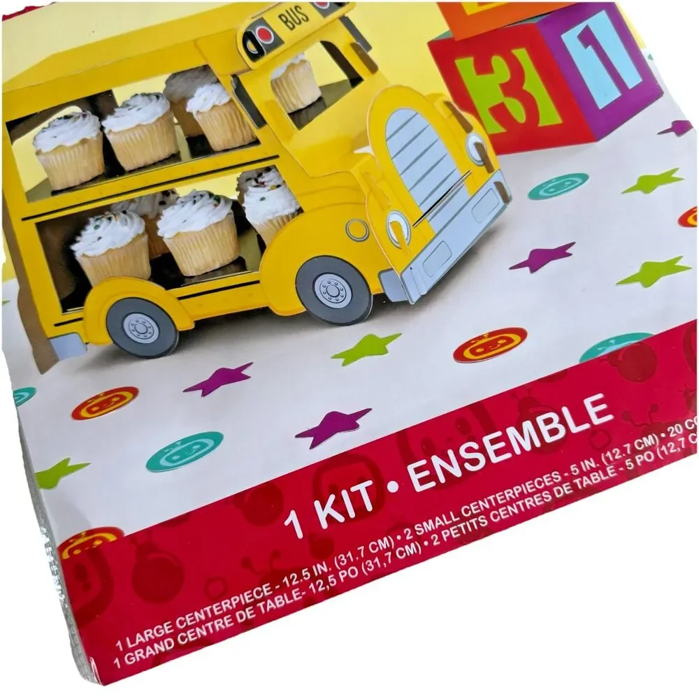Cocomelon Birthday Party Kit Decorations Favors Tablecloth Bus Balloon Backdrop